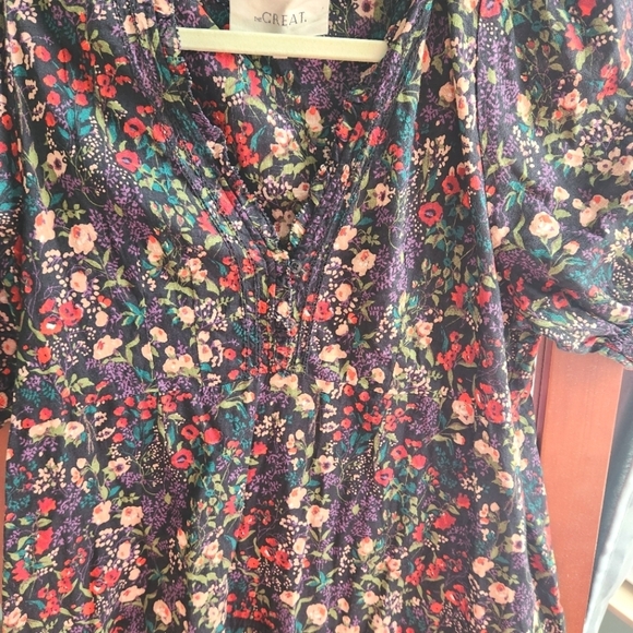 EUC The GREAT "The Yonder" Dress, Size 1/ Size S - Picture 2 of 11